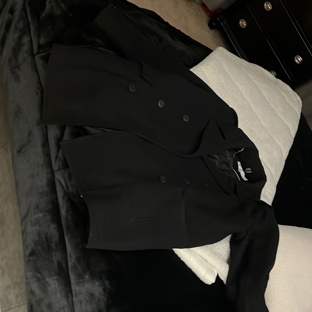 Mens Geoffrey Beene Peacoat size L Black
